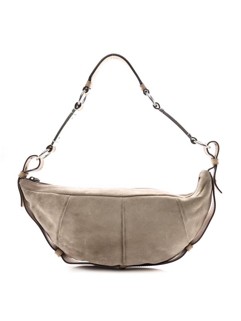 Saint Laurent Suede Calfskin Small Hobo #371979S58B
